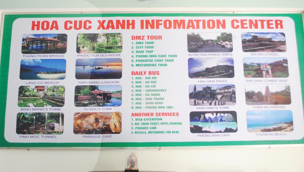 Hoa Cuc Xanh Mini Hotel เว้ ภายนอก รูปภาพ